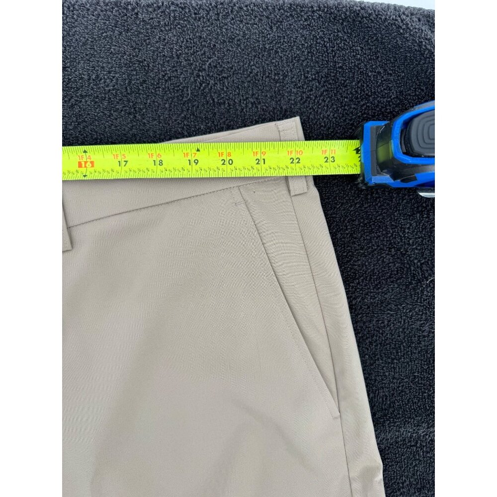 Pga Tour Mens Moisture Wicking Khaki Golf Shorts Upf 50+ Stretch - Picture 5 of 9